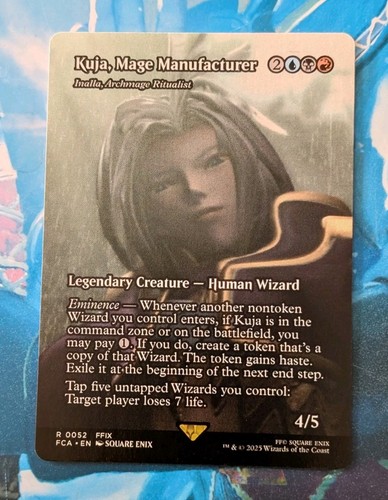 MTG Final Fantasy (Through The Ages) Rare KUJA, MAGE MANUFACTURER NM