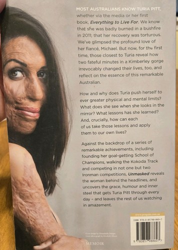 Unmasked - Paperback, by Turia Pitt & Bryce Corbett Very Good,  Signed Copy - Bild 3 von 8