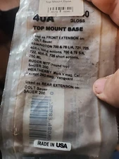 Weaver 40a Front Scope Base 48040 Remington 700, 78, 725 Ruger 77 Round Top
