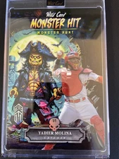 Wild Card 2025 Monster Hit 4x6 Jumbo TRUE! 1/1!Yadier Molina/Lego Zombie Pirate!