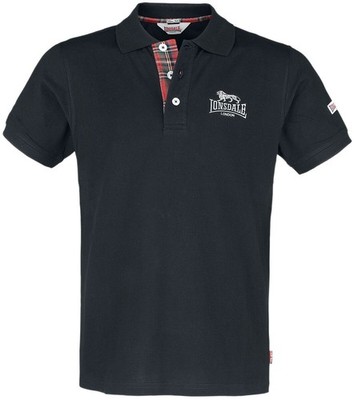 Lonsdale London Poloshirt Herren BRUAN schwarz Basics, Streetwear