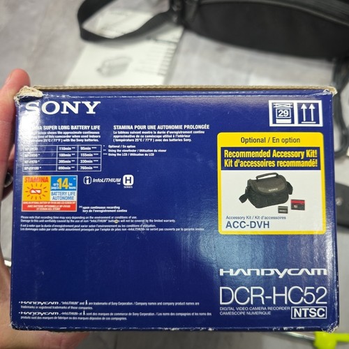 Sony DCR-HC52 MiniDv Mini Dv Camera Stereo Camcorder Player Video Transfer Ghost - Picture 13 of 19