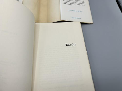 True Grit Charles Portis 1968 Book Club Edition BCE HC/DJ - Picture 8 of 12