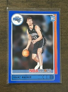 2021-22 Panini NBA Hoops Rookies Blue Franz Wagner #235 Rookie RC Orlando Magic