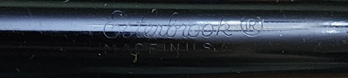 Esterbrook 1950's Fountain Pen Desk Set Black 8 Ball Base Lucite Set Nib 9556F - Picture 5 of 15