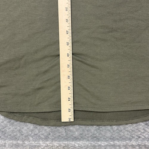 Wunderbares Kleid Damen XL Armeegrün Hemd bequem lässig Laganlook Sommer leicht - Bild 7 von 8