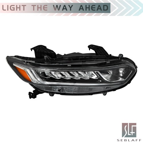 Passenger RH For Honda Accord 2018-2020 Halogen&LED W/LED DRL Signal Headlight - Picture 3 of 16