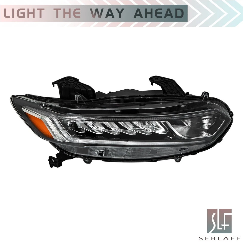Pasajero derecho para Honda Accord 2018-2020 halógeno y LED con faro de señal LED DRL Foto 3 de 4
