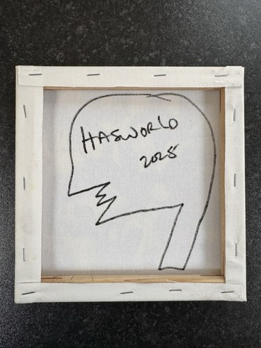 HASWORLD ORIGINAL ABSTRAKTER EXPRESSIONISMUS POP STREET ART FARBEN FIGURATIVE KUNST - Bild 5 von 5