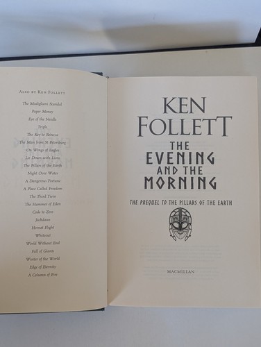 The Evening and the Morning by Ken Follett Hardcover Book - Bestseller - Bild 8 von 14