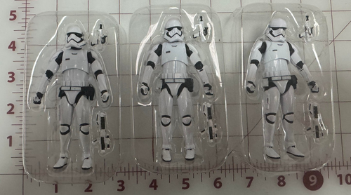3 Star Wars Vintage 3,75" First Order Stormtrooper VC118 Figuren neu in Kunststoff - Bild 2 von 2