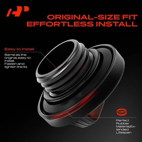 A-Premium Engine Oil Filler Cap for VW EuroVan 1993 1995 1997 1999 2000 Vanagon - Picture 4 of 11