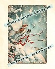 Snow Dove Fairy Tin Sign Celestial Winter Peace Art