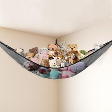 Stuffed Animal Net Hammock Corner Large Toy Storage Organizer Holder Plushies St