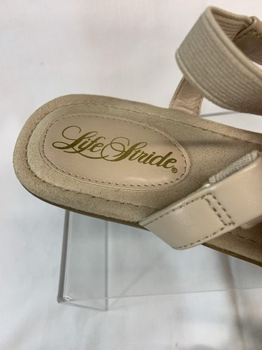 Life Stride womens sandals, Size 8, Beige, Strappy, - Picture 2 of 7