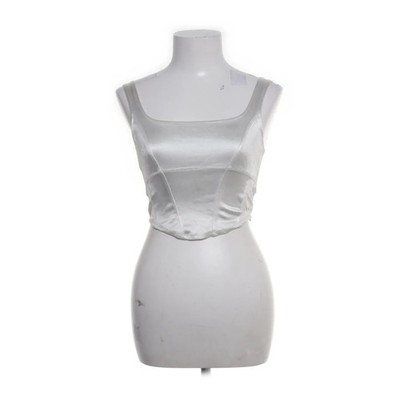 Divided by H&M, Crop Top, Größe: XS, Weiß, Elasthan/Polyamid, Einfarbig #ZJO