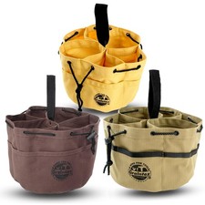 Graintex 3-Pack 18-Pocket Grab Bags, Rip-Stop Canvas Organizer for Tools & Parts