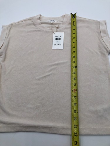 Splendid Terry Short Sleeve Sweatshirt Size Small - Picture 7 of 8