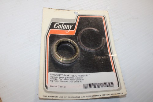 1936-54 Harley-Davidson Knucklehead Panhead Sprocket Shaft Seal Kit 24776-40 NEW