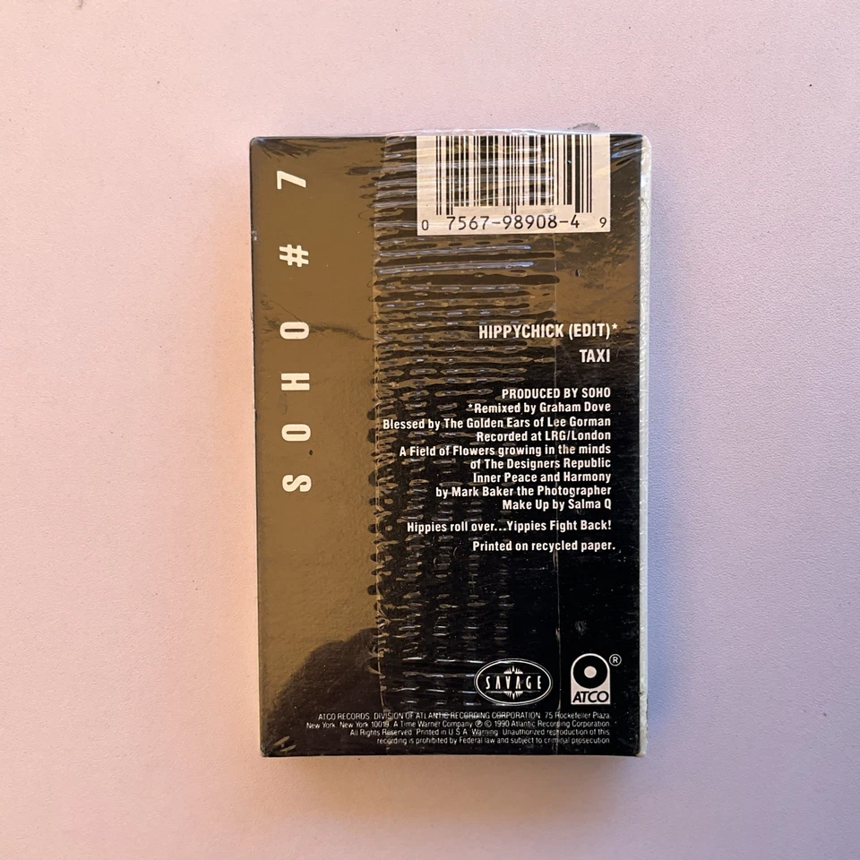 Soho - Hippychick - Cassette Single SEALED rare ATCO - Image 2 of 3