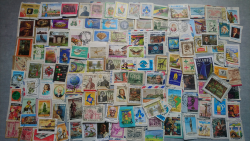 Kolumbien kiloware 30g auf Papier -alle verschieden-