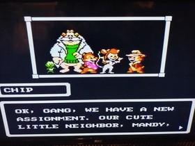 Disney's Chip and Dale Rescue Rangers Nintendo NES Game Cartridge Tested 