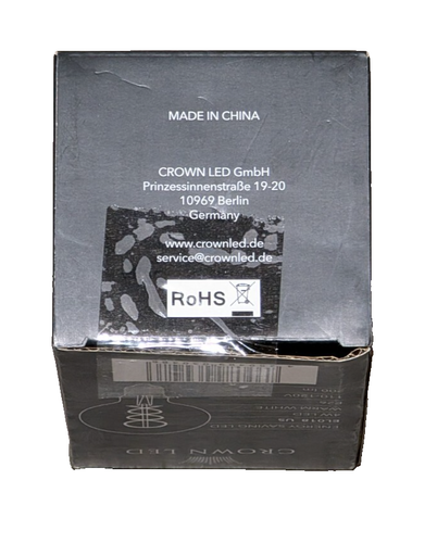 (NEW) Crown LED 4W E26 Bulb (40W Equivalent) 200 LM 2000K Warm White Dimmable - Picture 5 of 6
