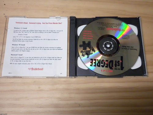 Juego de ordenador Broderbund PC CD ROM vintage 1995 en primer grado - Imagen 2 de 4