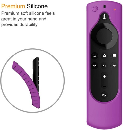 Remote Case for Fire TV Stick 2020 / Fire TV Stick 4K Anti Slip Silicone Cover - Picture 12 of 17