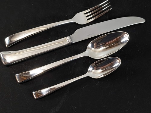Sambonet IMAGINE Dinner Knife, Salad Fork, Dessert Spoon, Teaspoon Silverplate - Picture 4 of 10