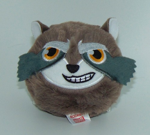 New! Ty Beanie Bouncers ROCKET - MARVEL 3 1/2" Plush Bouncy Ball Toy - 第 1/1 張圖片