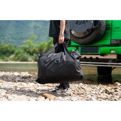 Faltbares 2-3 Personen Amphibien Aufblasbares Auto Dachzelt für Camping Outdoor - Bild 18 von 53