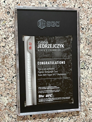 その他 UFC Champions 2015 Joanna Jedrzejczyk 2015 Topps UFC Champions - Fighter Autographs Joanna
