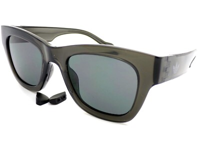 Adidas Sonnenbrille Kristall schwarz mit dunkelgrauen CAT.3 Gläsern AOG003 009.000