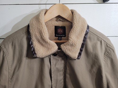 Mountain and Isles Tan Field Jacket Coat Men's Size Medium Nice EC - Picture 5 of 21