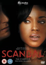 Scandal: The Complete Second Season DVD (2014) Kerry Washington cert 15 6 discs