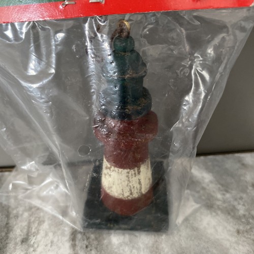 Kurt S Adler Ornament Wood Vintage Lighthouse NIP - Picture 4 of 4