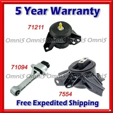 O514 Fits 2016-2018 Kia Sorento 2.0L AUTO Motor & Transmission Mount Set 3pc