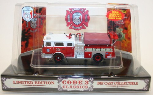 Code 3 Classics 1/64 Scale Model mack Fire Engine 12371 Yonkers New York - Photo 1/2