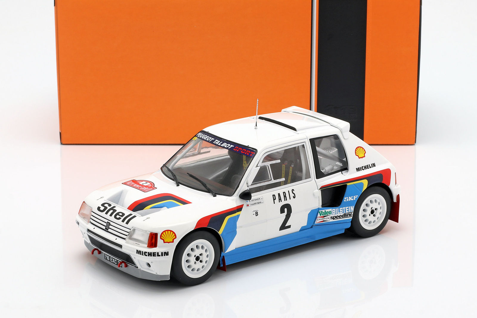 Peugeot 205 T16 2 Monte Carlo Rally 1985 Vatanen, Harryman 1 18 IXO Peugeot 205 T16 2 Monte Carlo Rally 1985 Vatanen, Harryman 1 18 IXO