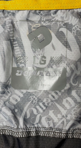 Pullover DeMarini Poliéster Gris Cuarto Cremallera Manga Corta Top - Unisex Grande - Imagen 7 de 7