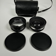 2 Yashica Yashikor 1:4 Lens Screw On Y601 W/ Case