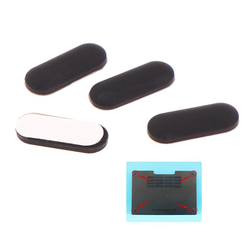4pcs/set For Dell E5440 E5450 E5250 E5540 E5550 E5270 Bottom Shell Foot Pad _yi - Afbeelding 6 van 10
