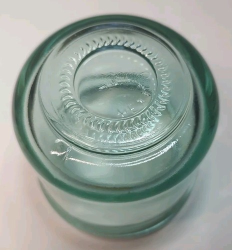 Green Glass Votive Tea Light Round 2.75"x3.25" Candle Holder Thick Glass - Picture 6 of 6