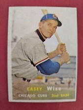 1957 Topps #396 Casey Wise Cubs VG-EX