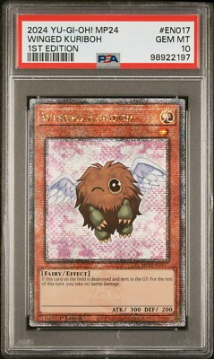 Yugioh PSA 10 WINGED KURIBOH MP24-EN017 QUARTER CENTURY SECRET