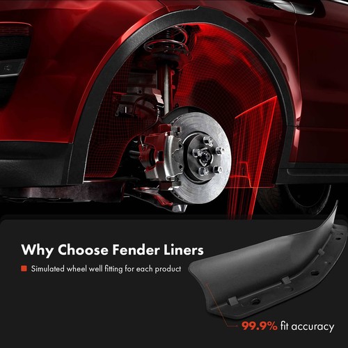 2Pcs Front Inner Fender Liners Splash Shield for Lexus IS250 IS300 IS350 IS200t - Picture 7 of 10