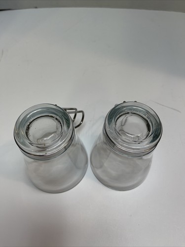 Bormioli Rocco Verdi Oslo Clear Demitasse Cups Stainless Handle 3 3/4 " Set / 2 - Picture 6 of 7