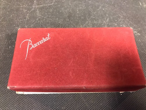 Lote De 2 Pequeños Botes de Mesa Cristal De Baccarat Salero O Bote Para Caviar - Imagen 4 de 7