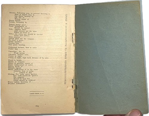 1909 FROM NOVICE TO PILOT HOW TO RUN A MOTOR BOAT GEORGE S GOLDIE ILLUSTRATED - Picture 12 of 13
